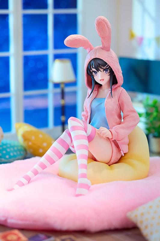 Rascal Does Not Dream of a Knapsack Kid PVC Statue 1/7 Mai Sakurajima Hoodie Look Rabbit Ears Ver. 1