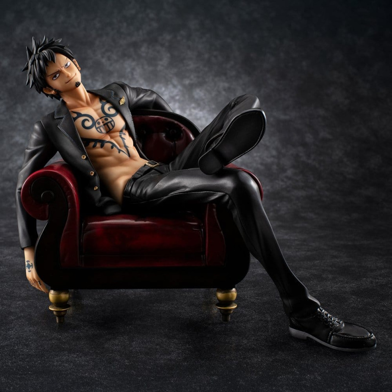 One Piece Portrait.Of.Pirates "S.O.C" PVC Figure Trafalgar Law Ver.R 10