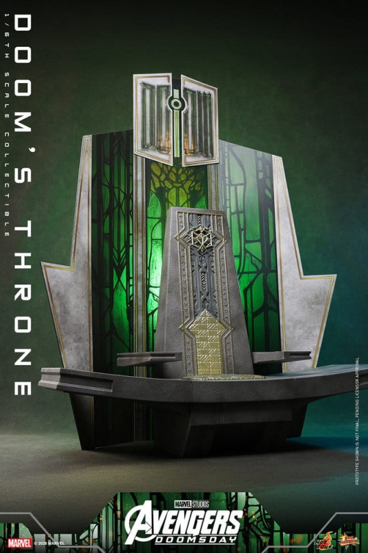 Avengers: Doomsday Movie Masterpiece Action Figure Accessory 1/6 Doom's Throne 33 cm 3