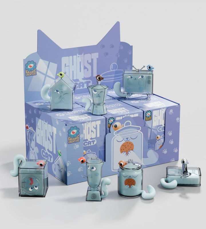 Ghost Cat Mini Figures S1 6 cm Blind Box Display (6) 7