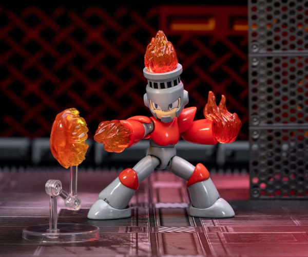 Mega Man Action Figure Fire Man 11 cm 4
