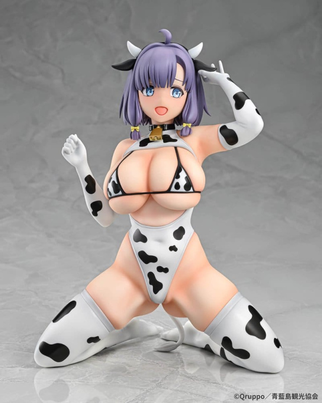 Nukitashi The Animation PVC Statue 1/5 Misaki Hotori Cow print costume 22 cm 9