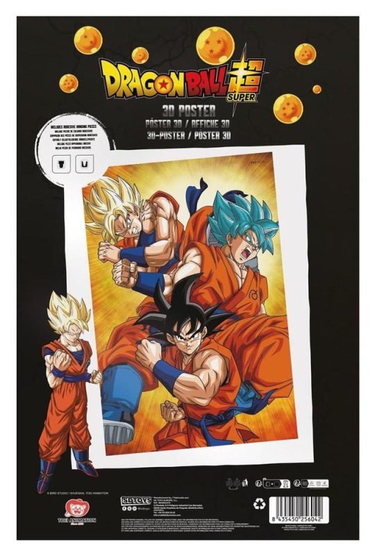 Dragon Ball Super 3D Poster Champa Goku 38 x 58 cm 2