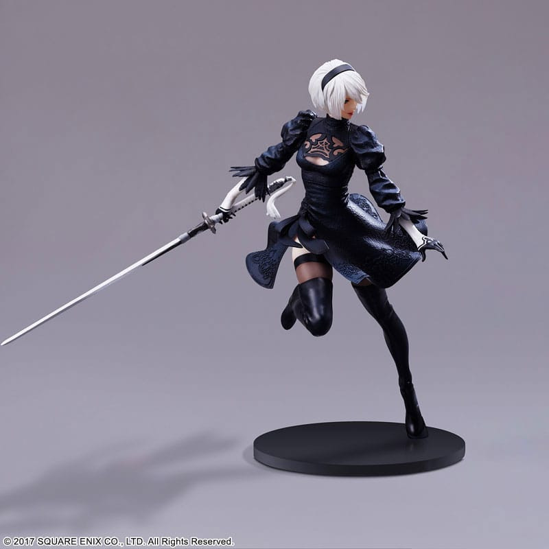 NieR:Automata FORM-ISM PVC Statue YoRHa Android 2B (YoRHa No.2 Type B) No Goggles Ver. 18 cm 4