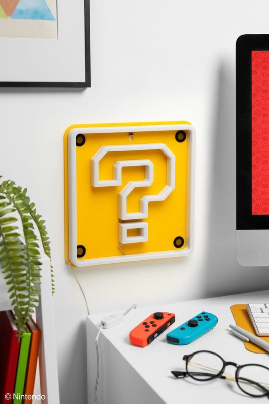 Super Mario LED Neon Wall Lamp Question Block 24 x 24 cm 3