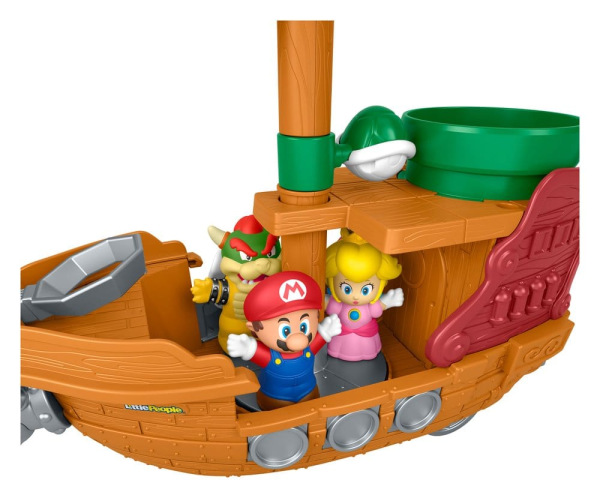 My Mario Little People Playset Bowser's Airship 13