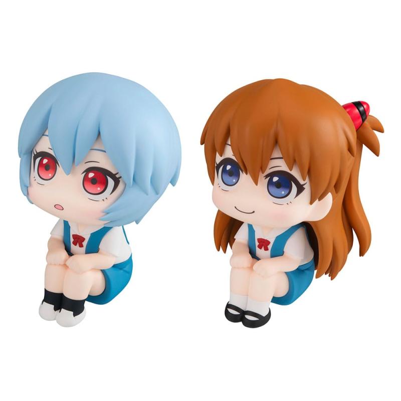 Evangelion: 3.0+1.0 Thrice Upon a Time Look Up PVC Statue Rei Ayanami & Shikinami Asuka Langley 11 c