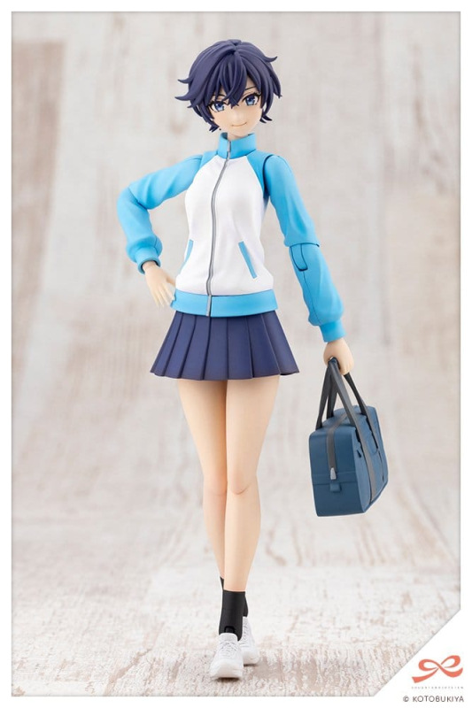 Sousai Shojo Teien Plastic Model Kit 1/10 Rui Saotome Touhou High School Tracksuit 16 cm 4