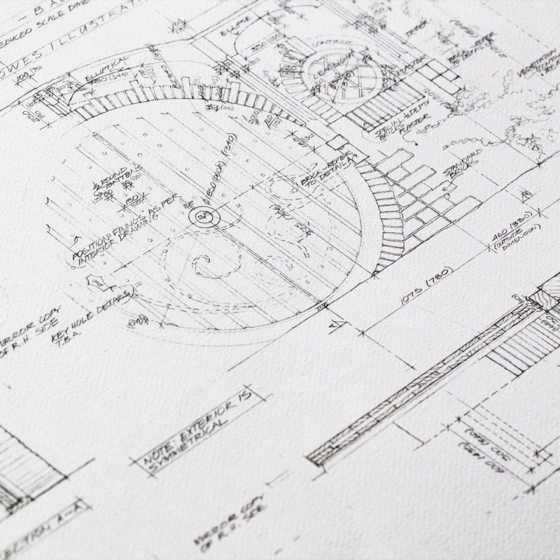 Lord of the Rings Blueprint Art Print The Grey Havens 59 x 42 cm 2
