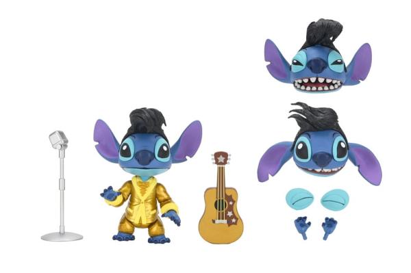 Lilo & Stitch Action Figure Ultimate Gold Suit Elvis Stitch 18 cm 8