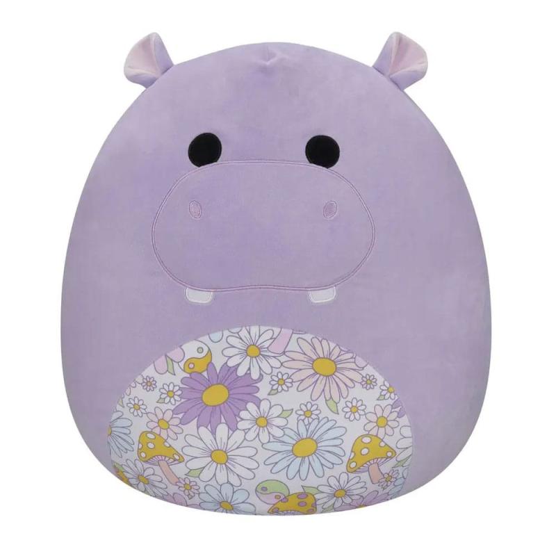Squishmallows Plush Figure Purple Hippo with Floral Belly Hanna 50 cm