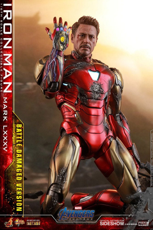 Avengers: Endgame Movie Masterpiece Diecast Action Figure 1/6 Iron Man Mark LXXXV (Battle Damaged Ve 3
