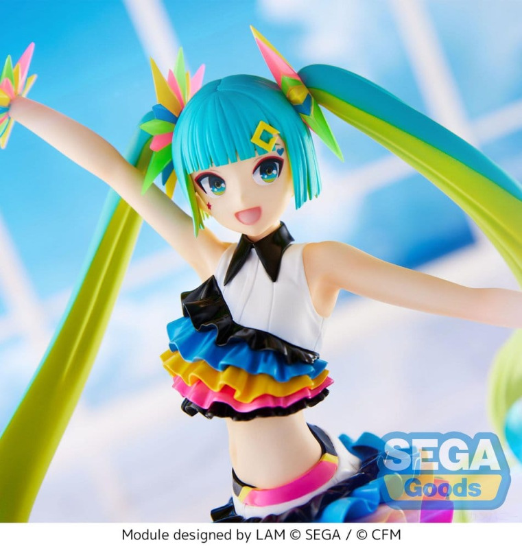 Hatsune Miku Project DIVA MEGA39's FIGURIZM PVC Figure Hatsune Miku - Catch the Wave 25 cm 4