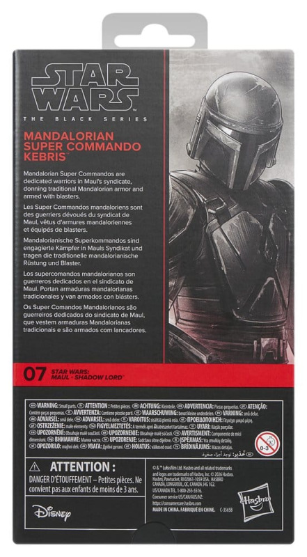 Star Wars: Maul – Shadow Lord Black Series Action Figure Mandalorian Super Commando Kebris 15 cm 3