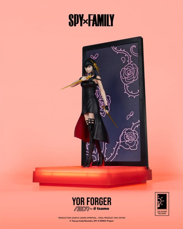 Spy x Family Neon Figure 1/9 Yor Forger 20 cm 6