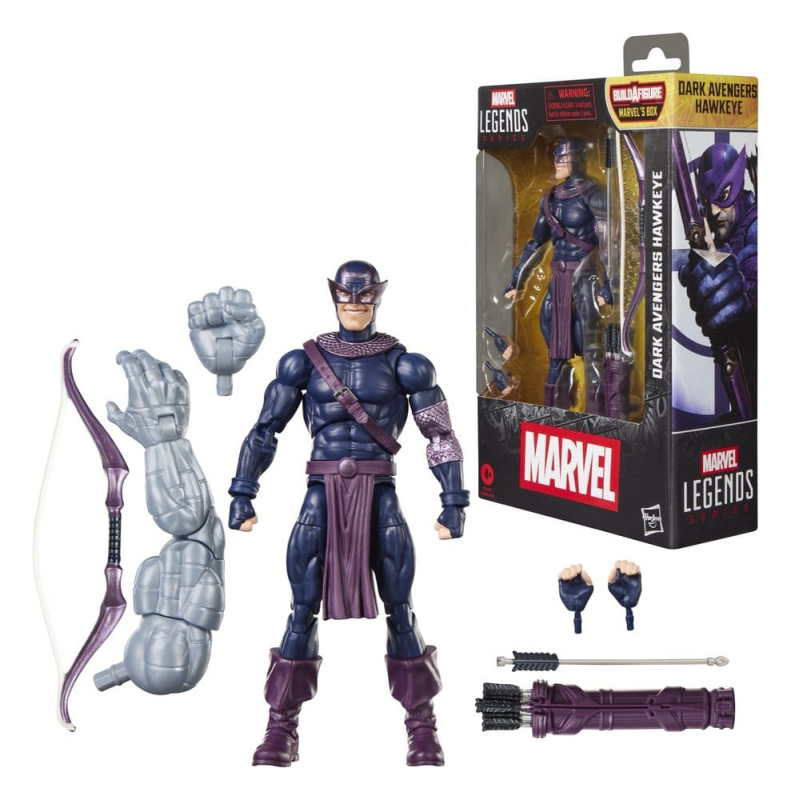 Marvel Legends Action Figure Dark Avengers Hawkeye (BAF: Marvel's Box) 15 cm 2