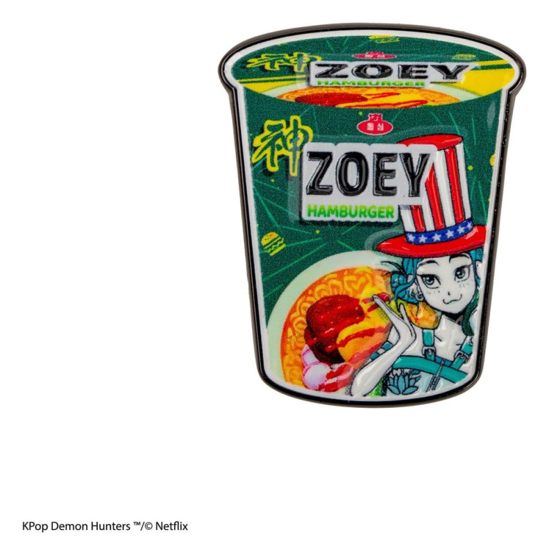 KPop Demon Hunters Pin Zoey Hamburger Noodles