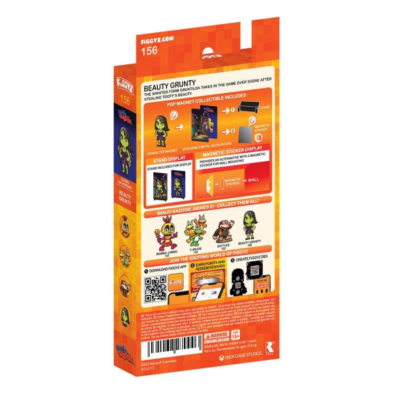Banjo-Kazooie FiGGYZ Magnet Collectible Beauty Grunty 11 cm 3