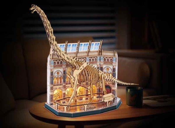Revell Tiny Adventures Natural Museum 3D Wooden Puzzle Brachiosaurus Skeleton 58 cm 1