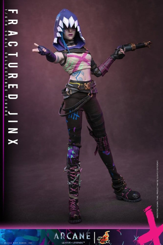 Arcane Action Figure 1/6 Fractured Jinx 28 cm 2