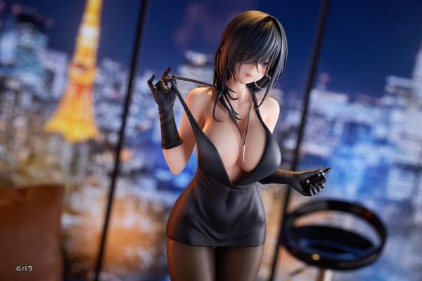 Original Character PVC Statue 1/6 Ishimi Yokoyama Black One-piece Dress Ver. illustration by Bara 28