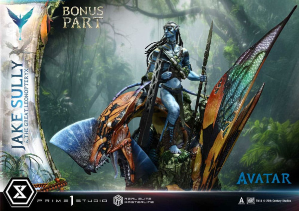 Avatar (Film) Real Elite Masterline Series Statue 1/4 Jake Sully & The Great Leonopteryx Deluxe Bonu 10