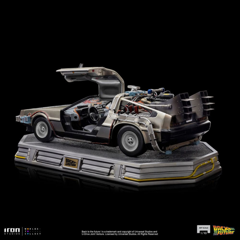 Back to the Future Art Scale Statue 1/10 DeLorean 53 cm 4