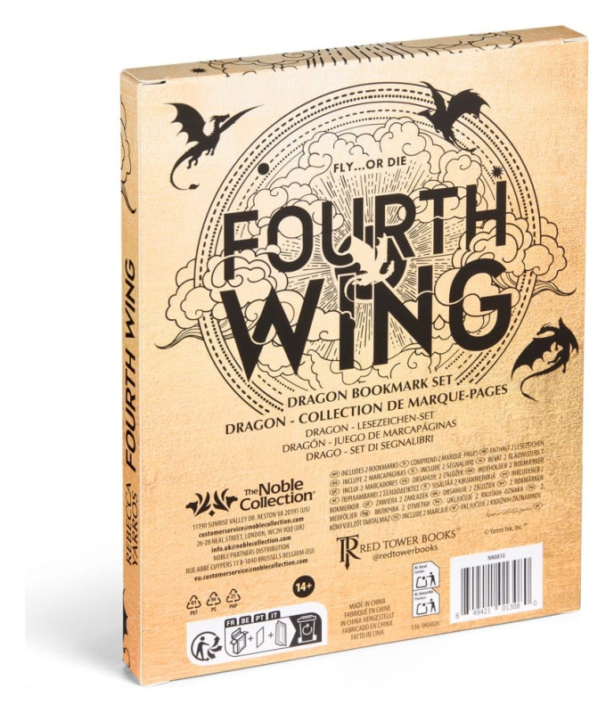 Fourth Wing Bookmarks 2-Pack Dragon 15 cm 1