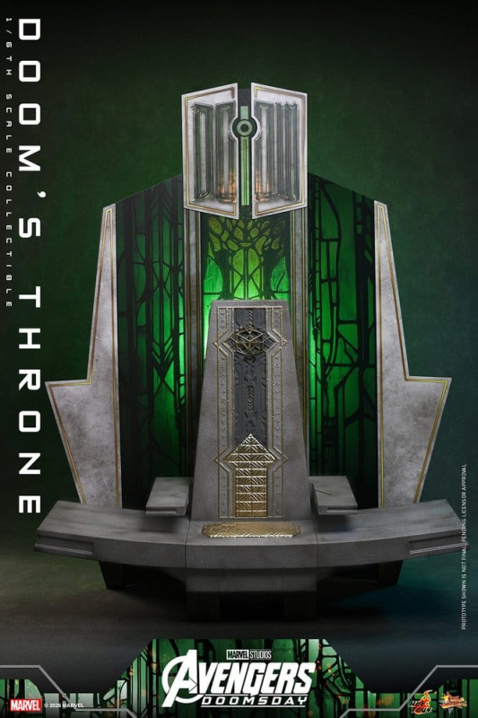 Avengers: Doomsday Movie Masterpiece Action Figure Accessory 1/6 Doom's Throne 33 cm 4