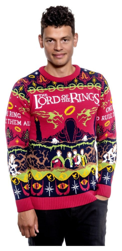 Lord Of The Rings Christmas Sweater One Sweater To Rule Them All Size M 4