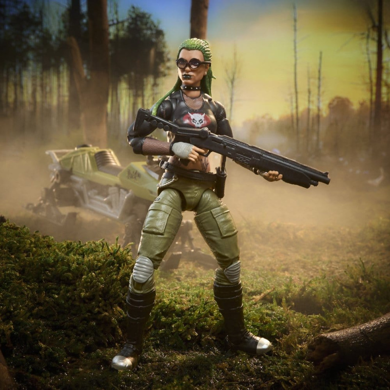 G.I. Joe Classified Series Action Figure and Vehicle Set #194 Zanya and Dreadnok Chameleon (Swamp Sk 8