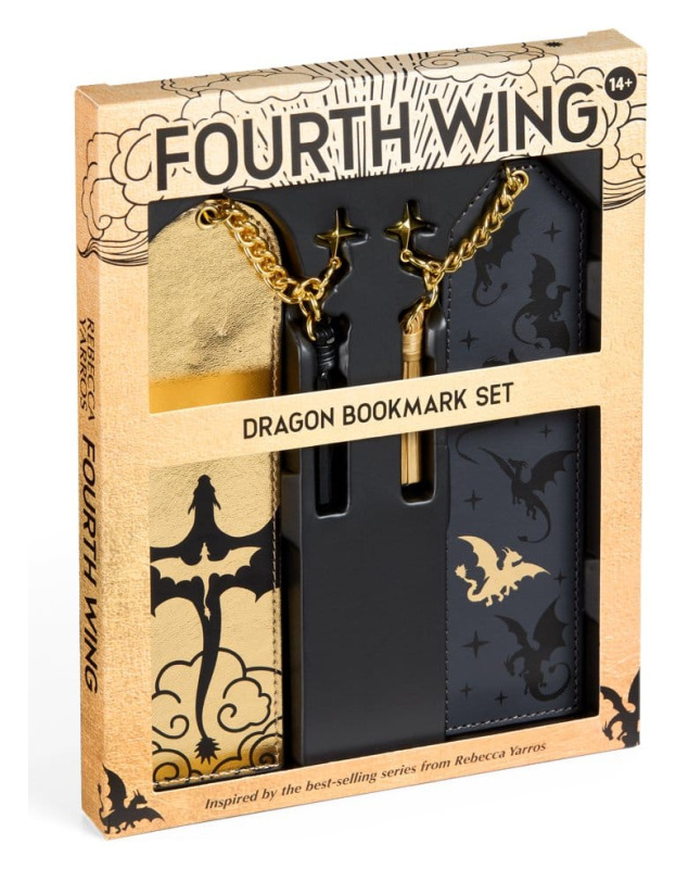 Fourth Wing Bookmarks 2-Pack Dragon 15 cm 2