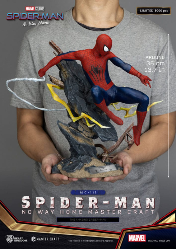 Spider-Man: No Way Home Master Craft Statue The Amazing Spider-Man 35 cm 6