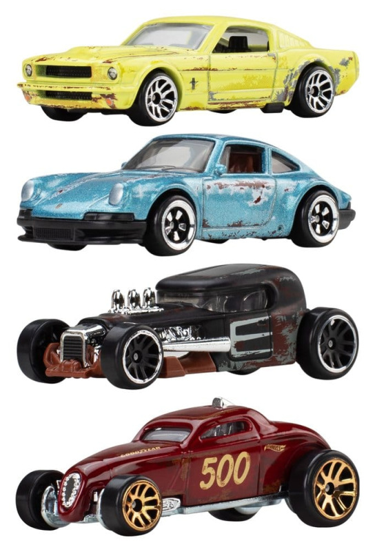 Hot Wheels Silver Series Die-Cast Vehicles 1/64 Vintage 979K Assortment (10)