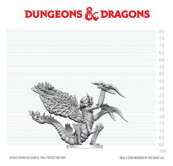 Dungeons & Dragons Nolzur's Marvelous Miniatures Unpainted Miniature Mi-Go 14 cm 3