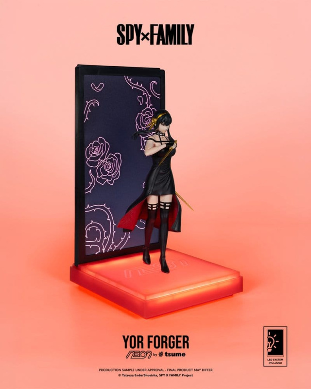 Spy x Family Neon Figure 1/9 Yor Forger 20 cm 5