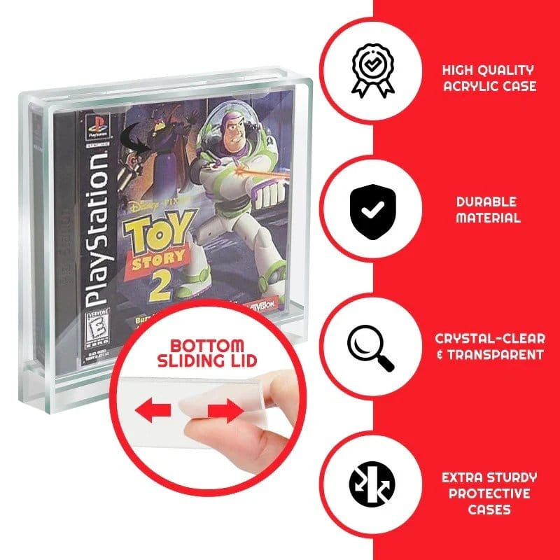 Acrylic Case 2-Pack for PlayStation 1 1