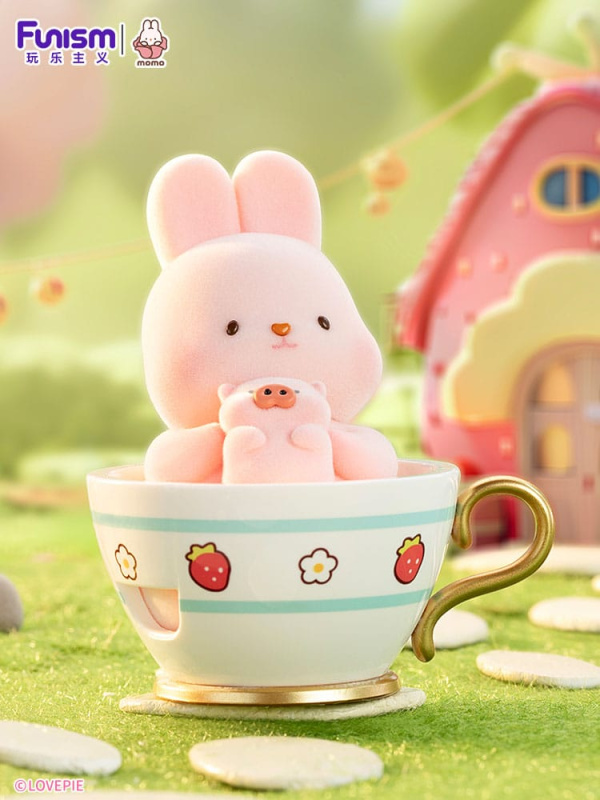 Momo Bunny Strawberry Town Series Mini Figures 9 cm Display (8) 3