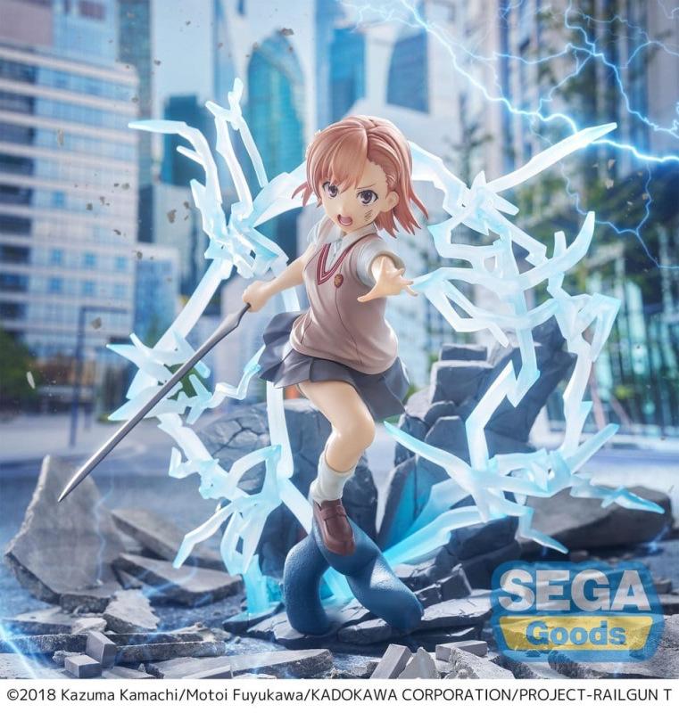 A Certain Scientific Railgun T FIGURIZMa PVC Figure Mikoto Misaka 23 cm 1