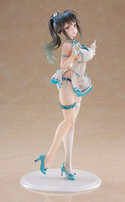 Avian Romance Pink Label 5 PVC Statue 1/6 Ponytail Girl: Qipao 29 cm 3