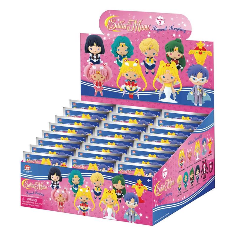 Sailor Moon 3D PVC Bag Clips Series 4 Display (24)