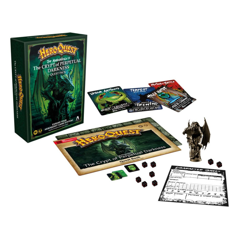 HeroQuest Board Game Expansion The Crypt of Perpetual Darkness Quest Pack *English Version* 2
