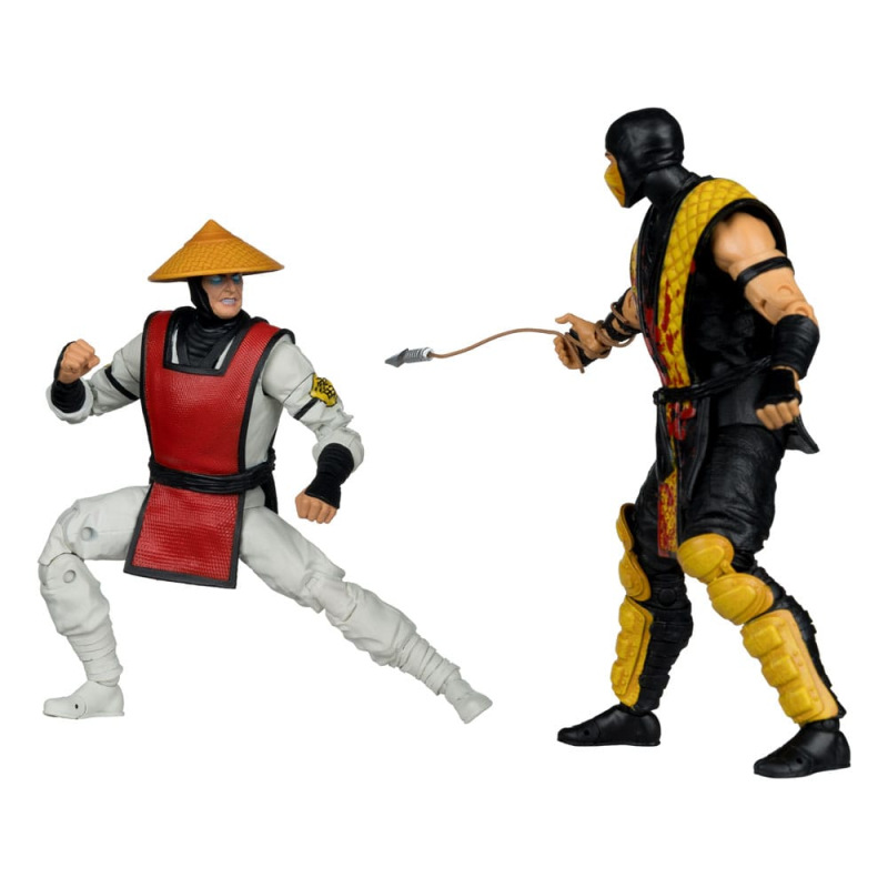 Mortal Kombat Action Figure 2-Pack Scorpion vs. Raiden (Klassics) 18 cm 8