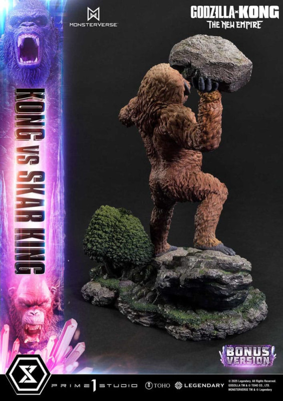 Godzilla x Kong: The New Empire Ultimate Diorama Masterline Series Statue Kong vs Skar King Bonus Ve 9