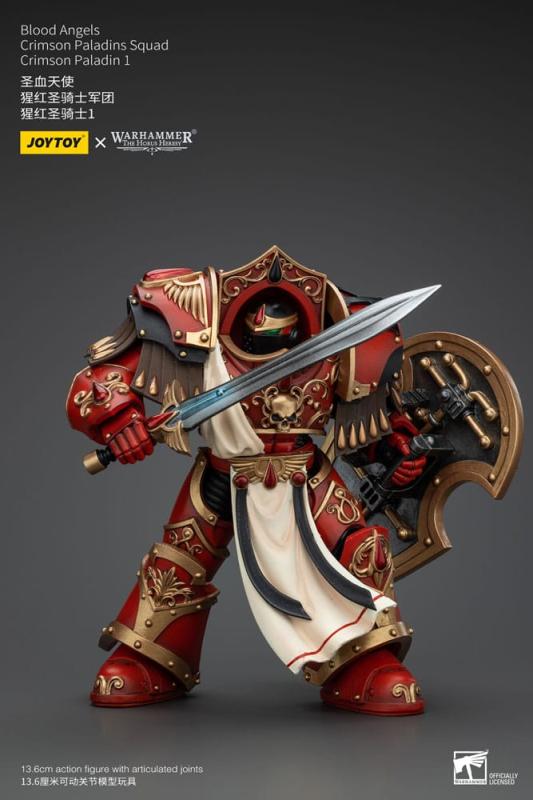 Warhammer The Horus Heresy Action Figure 1/18 Blood Angels Crimson Paladins Squad Crimson Paladin 1