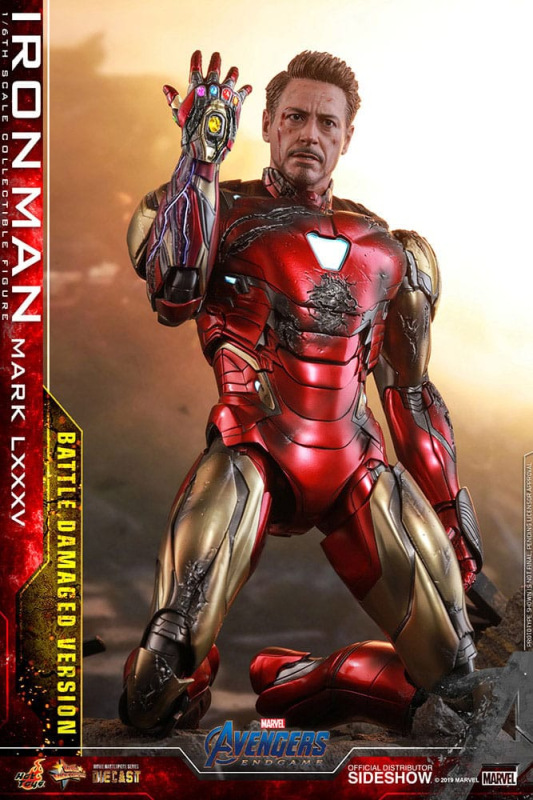 Avengers: Endgame Movie Masterpiece Diecast Action Figure 1/6 Iron Man Mark LXXXV (Battle Damaged Ve 2