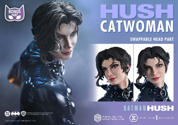Batman: Hush (Comics) Real Elite Masterline Series Statue 1/3 Catwoman Deluxe Bonus Version 65 cm 12