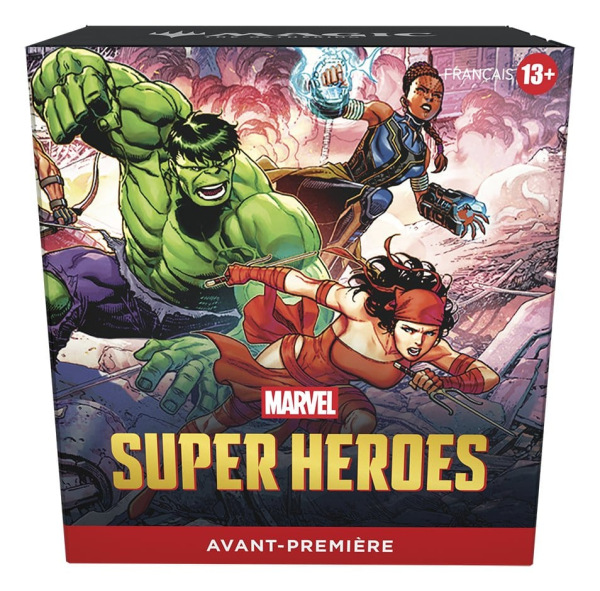 Magic the Gathering Marvel Super Heroes Prerelease Packs Case (15) french 2