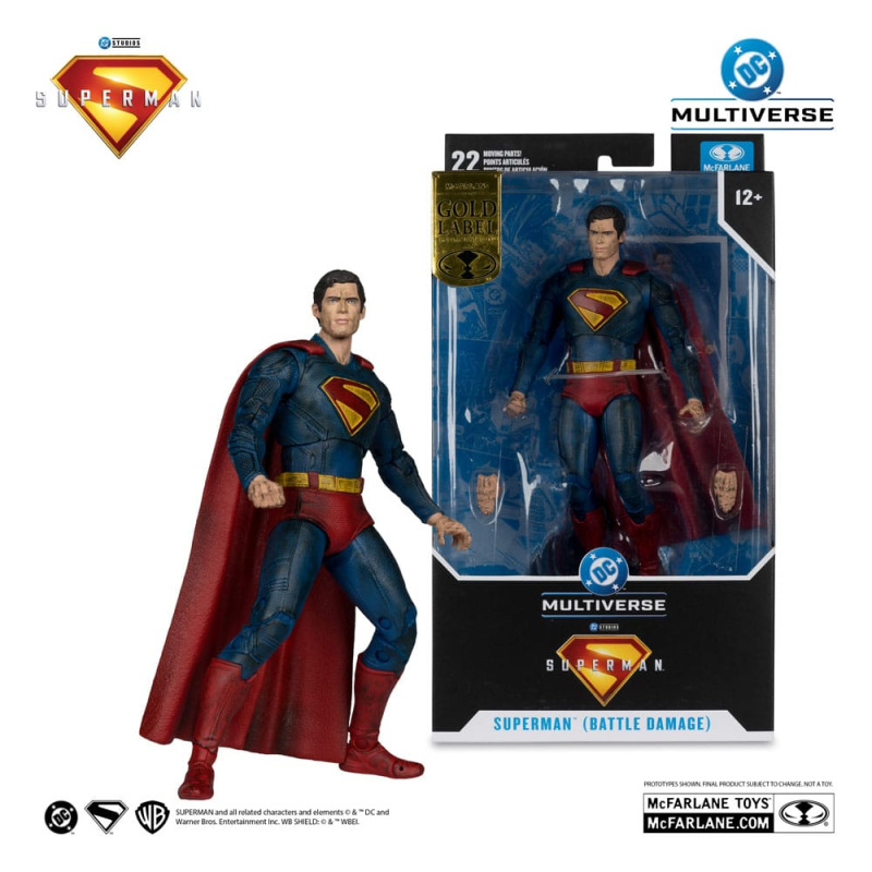 Superman (2025) DC Multiverse Action Figure Superman (Battle Damaged) (Gold Label) 18 cm 4