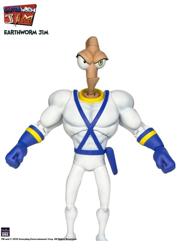 Earthworm Jim Action Figure Wave 1: Earthworm Jim & Snot 15 cm 6